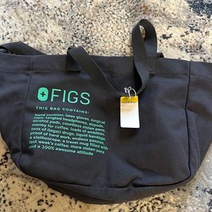 BNWT figs canvas tote